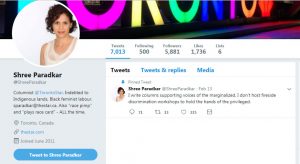 Shree Paradkar - Twitter