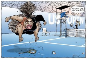 Mark Knight defends 'racist' cartoon image of Serena Williams and Naomi Osaka