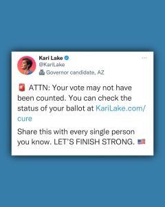 Katie Hobbs vs. Kari Lake Election Fraud?